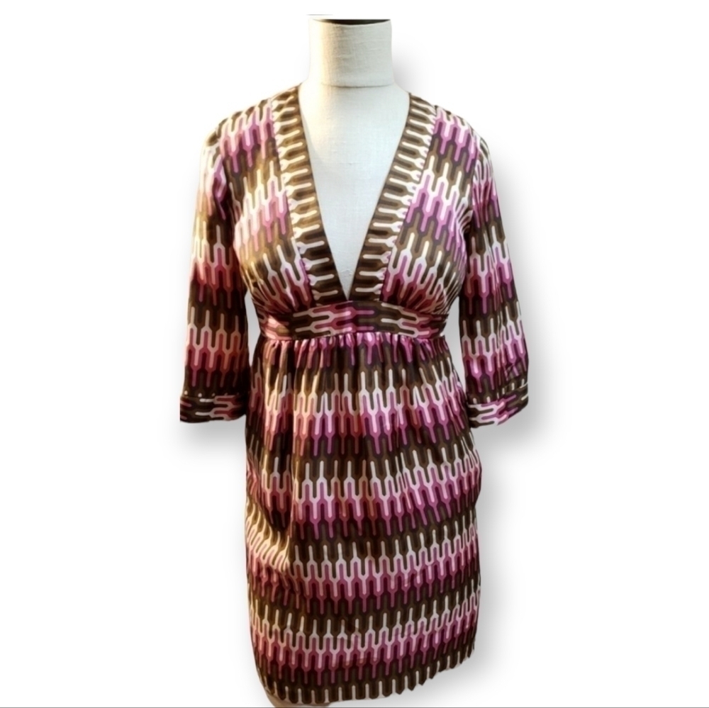 Milly of New York | 2 Silk 3/4 long sleeve dress party